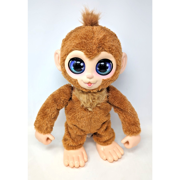 FurReal Peanut The Playful Monkey Interactive Toy, 15-inch Realistic Plush Works - Picture 1 of 3